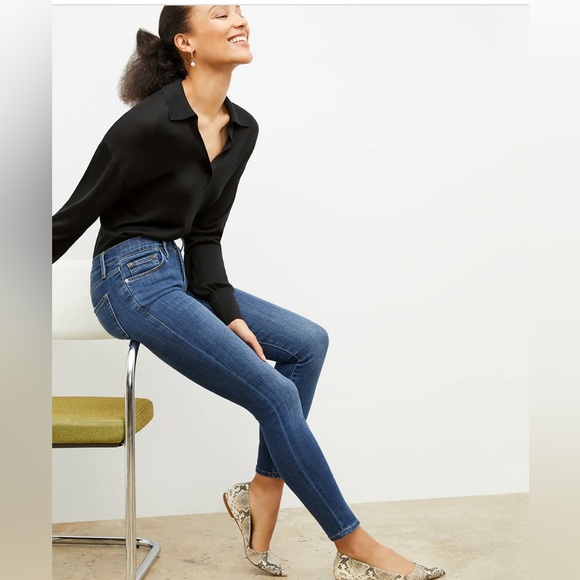 Frame Le Skinny de Jeanne Blue denim jean. Size 29 ankle cut - Picture 2 of 9